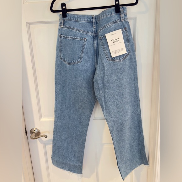 NWT Frame Denim Le Jane Crop straight leg high rise jeans Size 28 - Picture 6 of 7